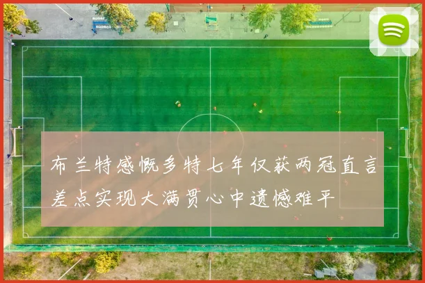 布兰特感慨多特七年仅获两冠直言差点实现大满贯心中遗憾难平
